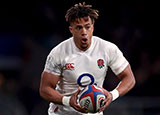 Anthony Watson in action for England v Wales in 2020 Six Nations